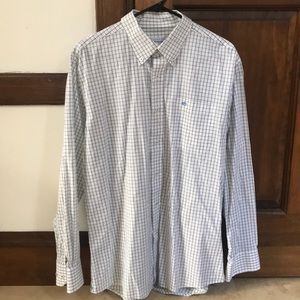 Southern Tide blue and white button down
